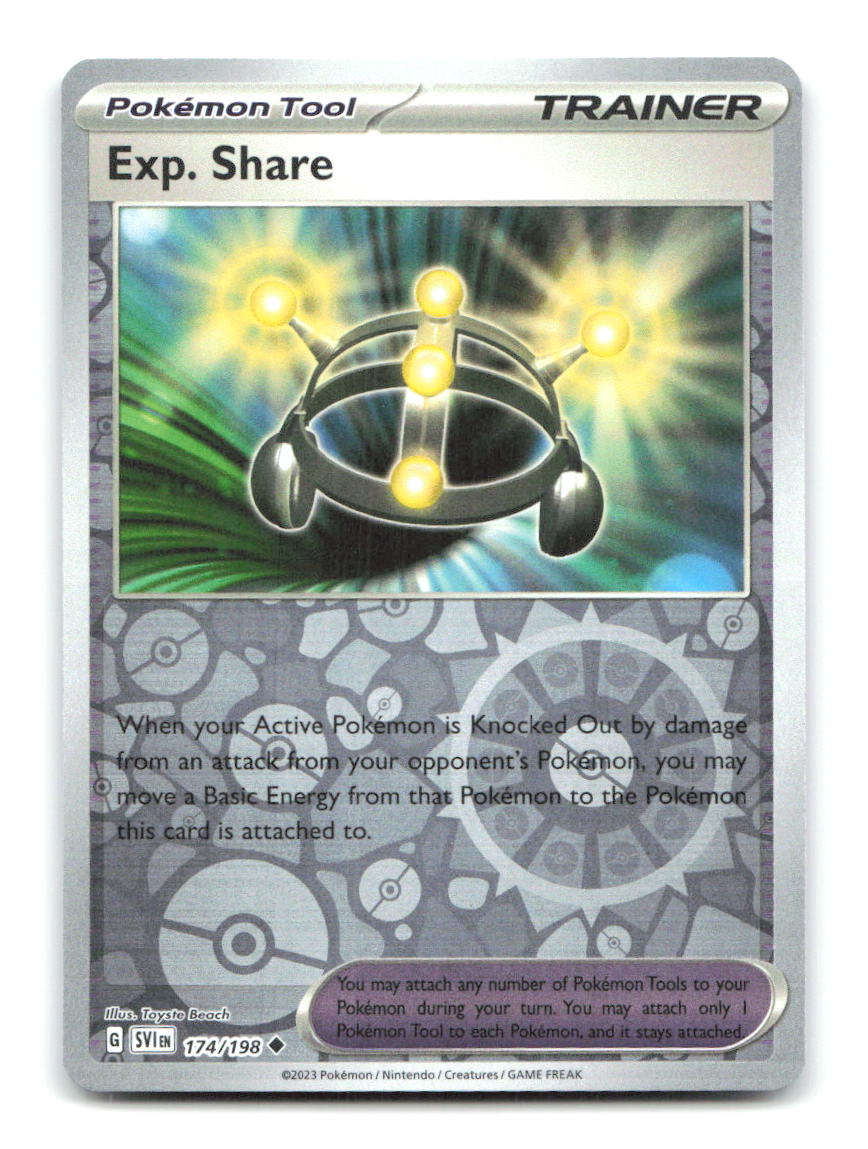 Exp. Share 174/198 SVI Pokemon Reverse Holo NM