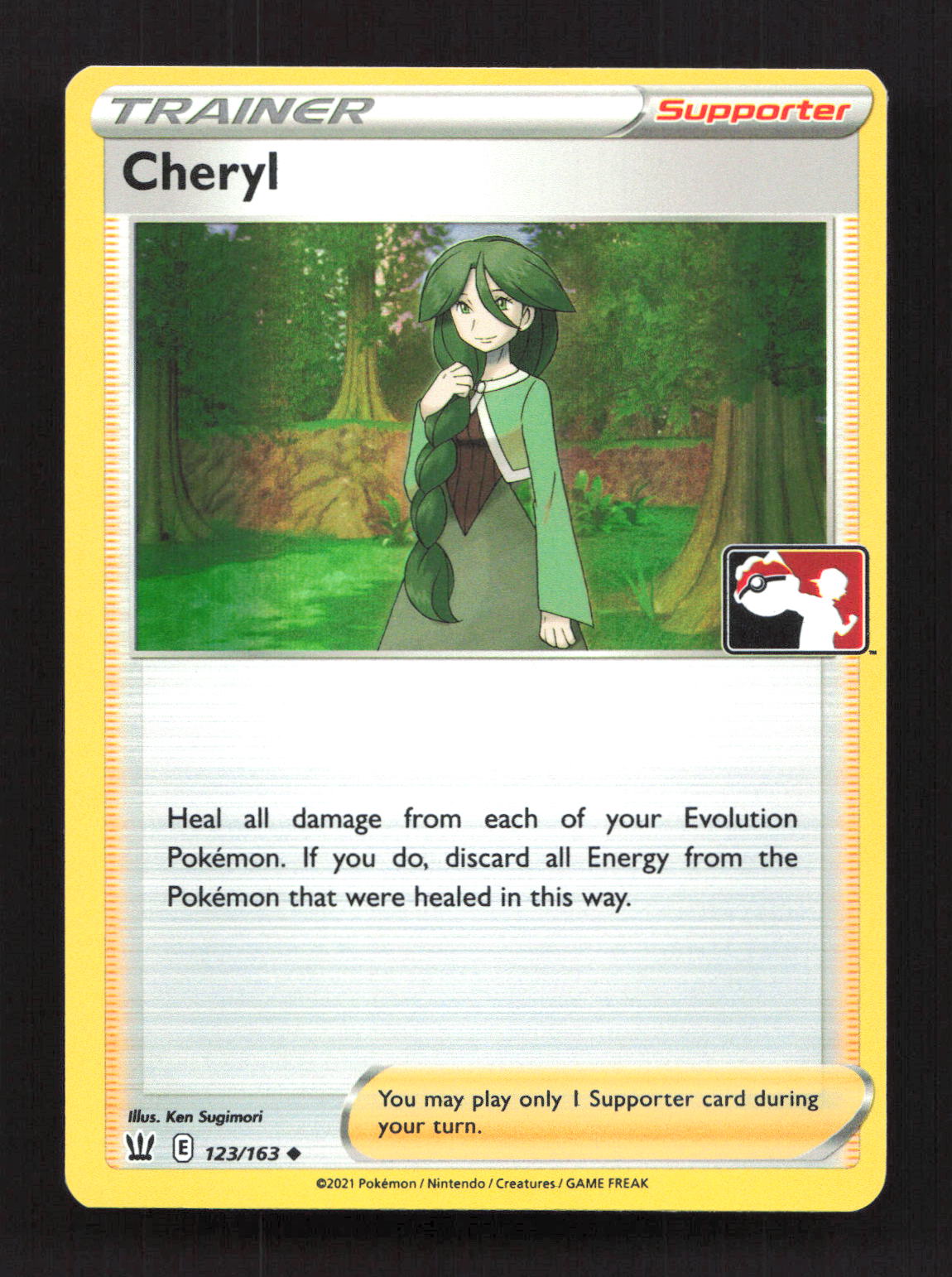 Cheryl 123/163 Uncommon Prize Pack Series Cards Pokemon Holo Lightly Played