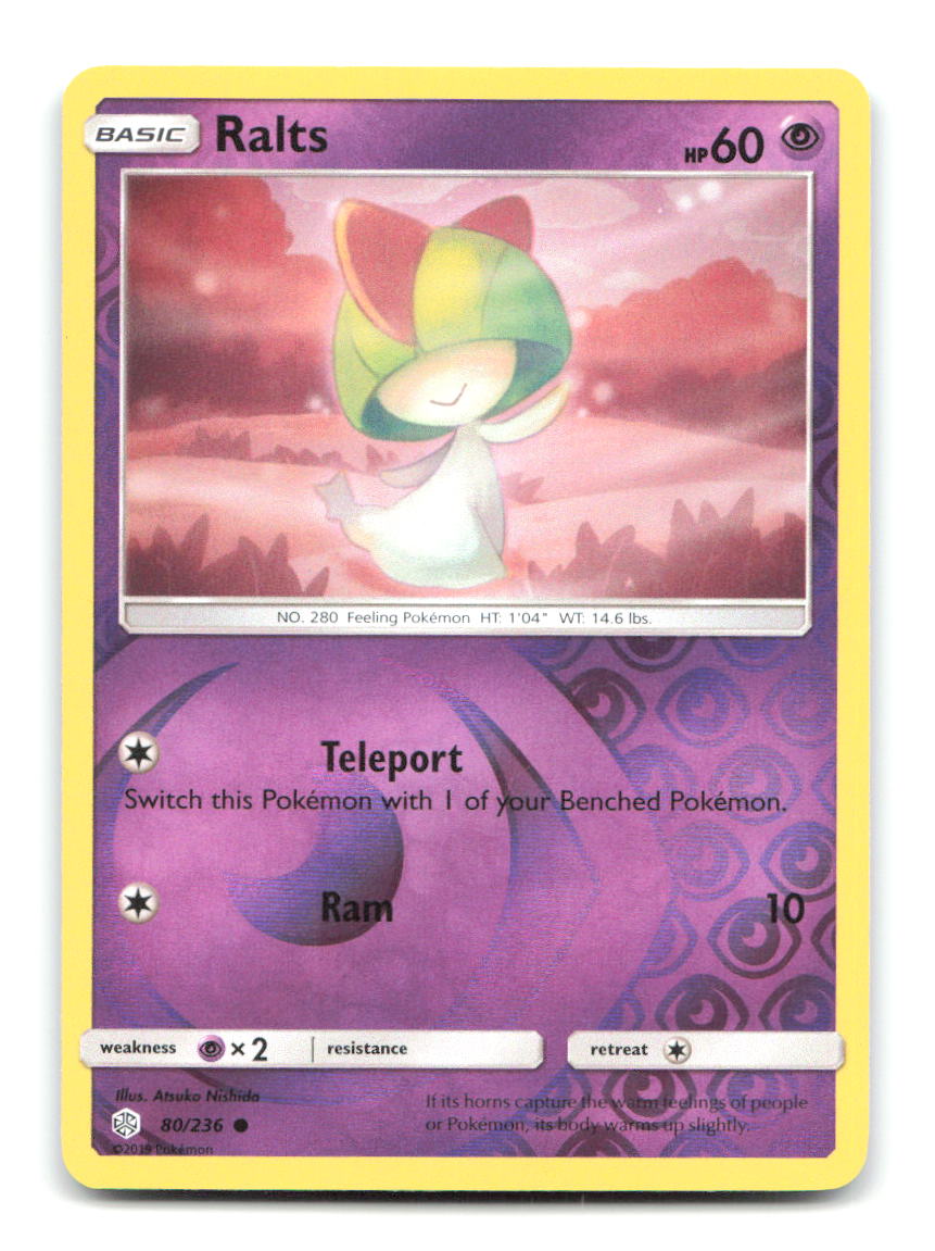 Ralts 80/236 C Cosmic Eclipse Pokemon Reverse Holo LP