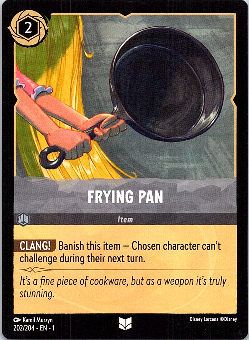 Frying Pan 202/204 Uncommon The First Chapter Lorcana Near Mint