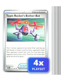 Playset of 4 Team Rocket's Bother-Bot 172/182 Destined Rivals Pokemon NM