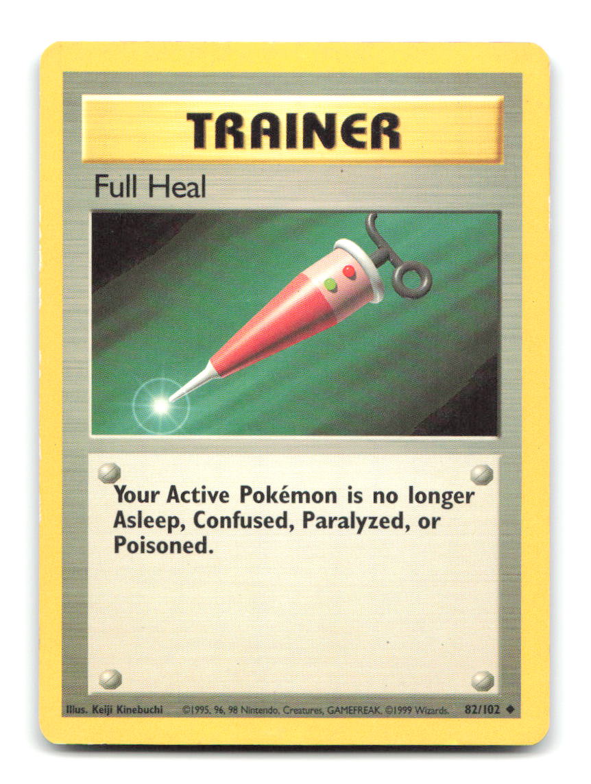 Full Heal 82/102 BSS Pokemon Unlimited MP