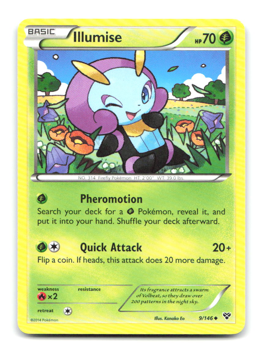 Illumise 9/146 UC XY Base Set Pokemon LP