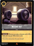 Weight Set 204/204 Rare Rise of the Floodborn Lorcana Near Mint