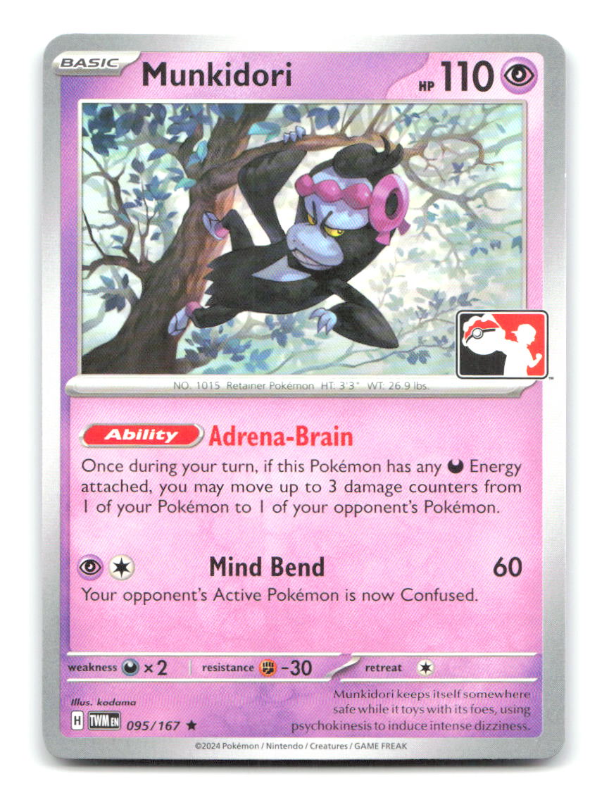 Munkidori 095/167 Pokemon NM