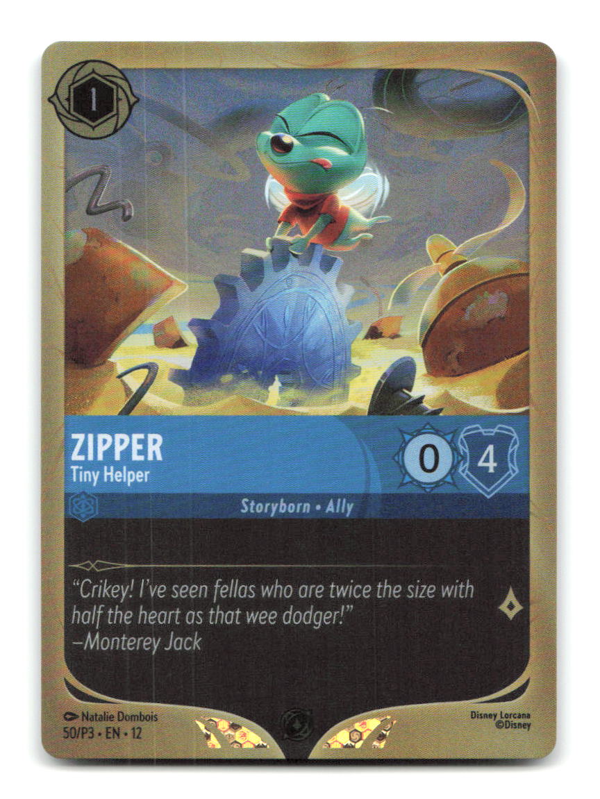 Zipper - Tiny Helper 50 DLPC Lorcana Holo NM