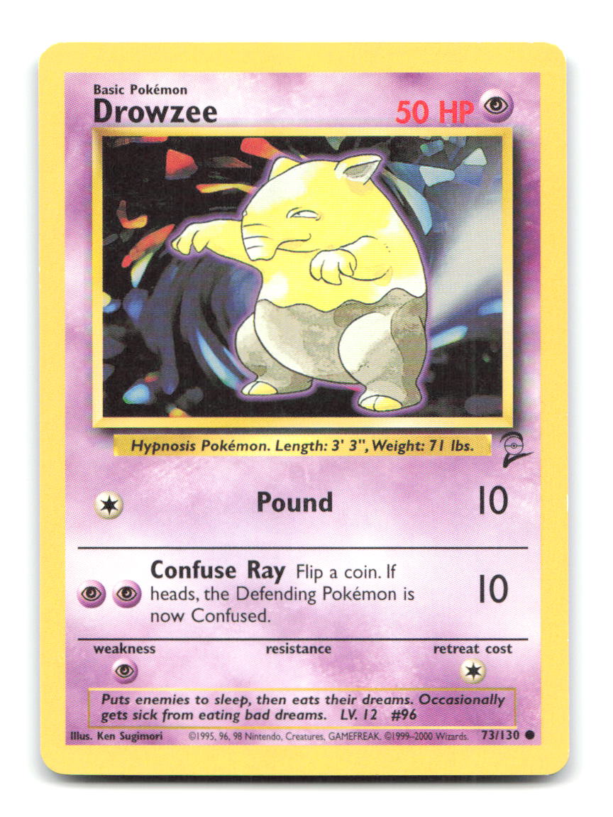 Drowzee 73/130 B2 Pokemon HP