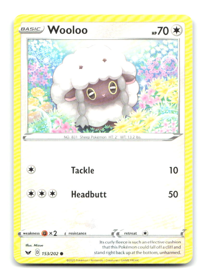 Wooloo 153/202 SSH Pokemon LP