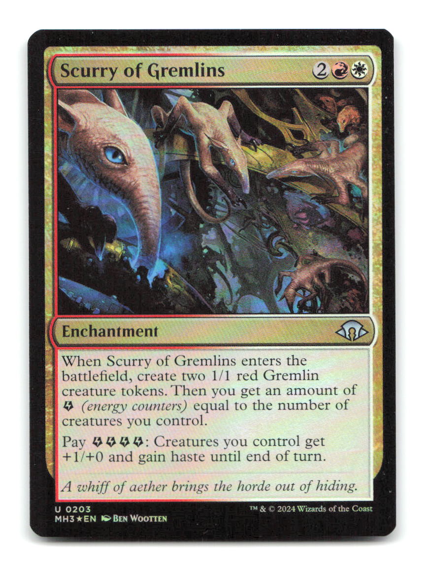 Scurry of Gremlins 203 MH3 Magic: The Gathering Foil NM