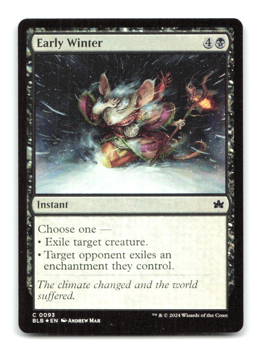 Early Winter 93 BLB Magic: The Gathering Foil NM