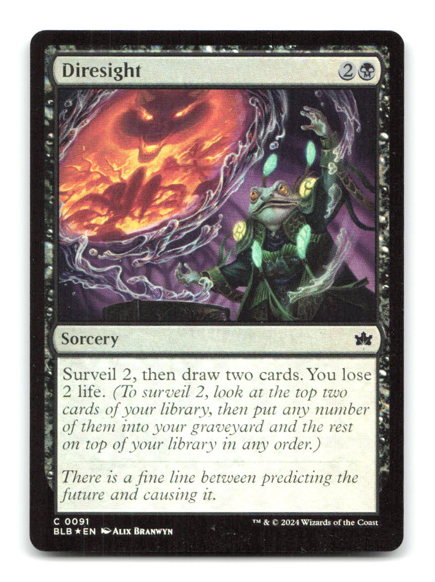 Diresight 91 BLB Magic: The Gathering Foil NM
