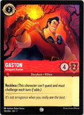 Gaston - Arrogant Hunter 110/204 Common The First Chapter Lorcana Near Mint