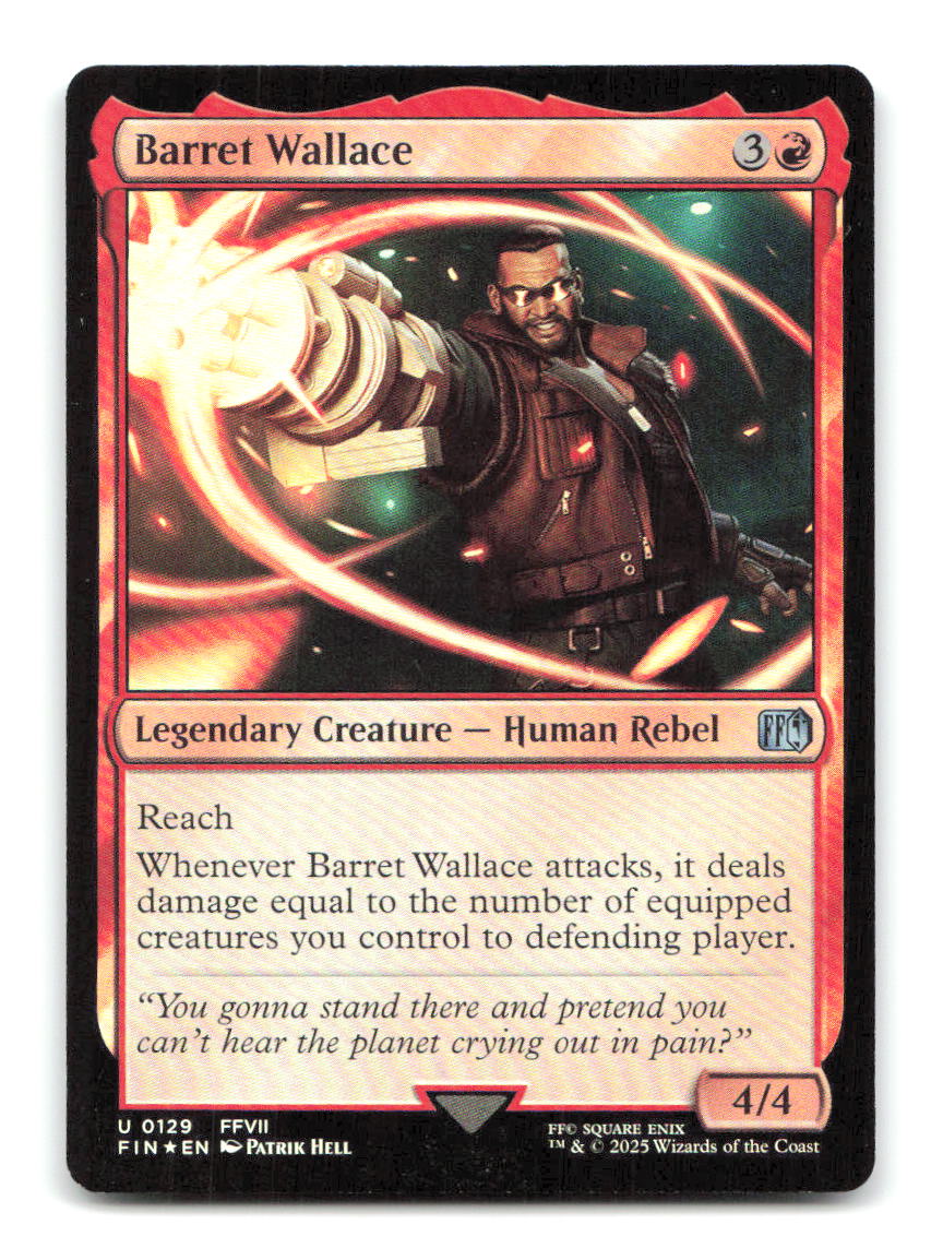 Barret Wallace 129 FIN Magic: The Gathering Foil NM