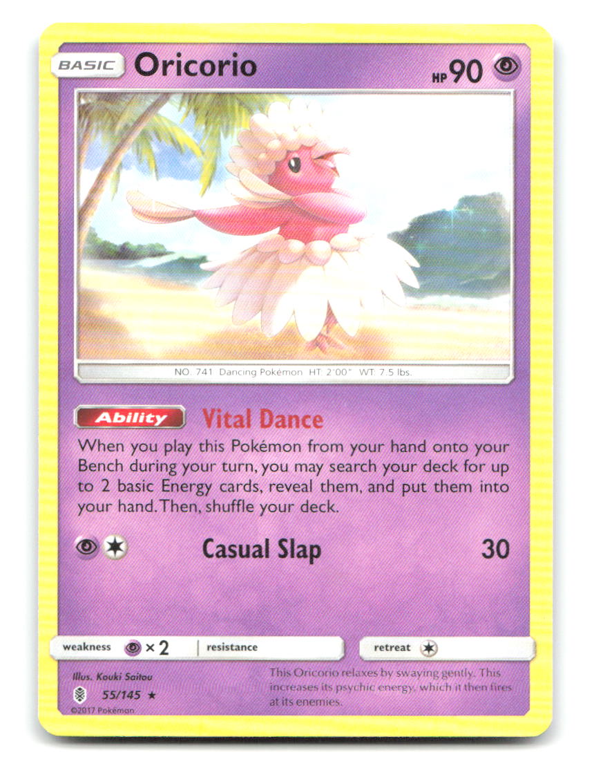 Oricorio 55/145 SM02 Pokemon MP