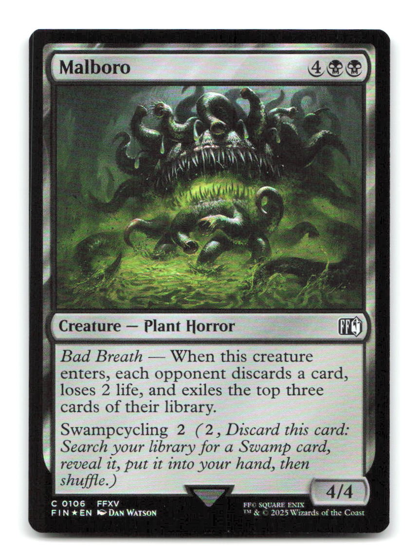 Malboro 106 FIN Magic: The Gathering Foil NM