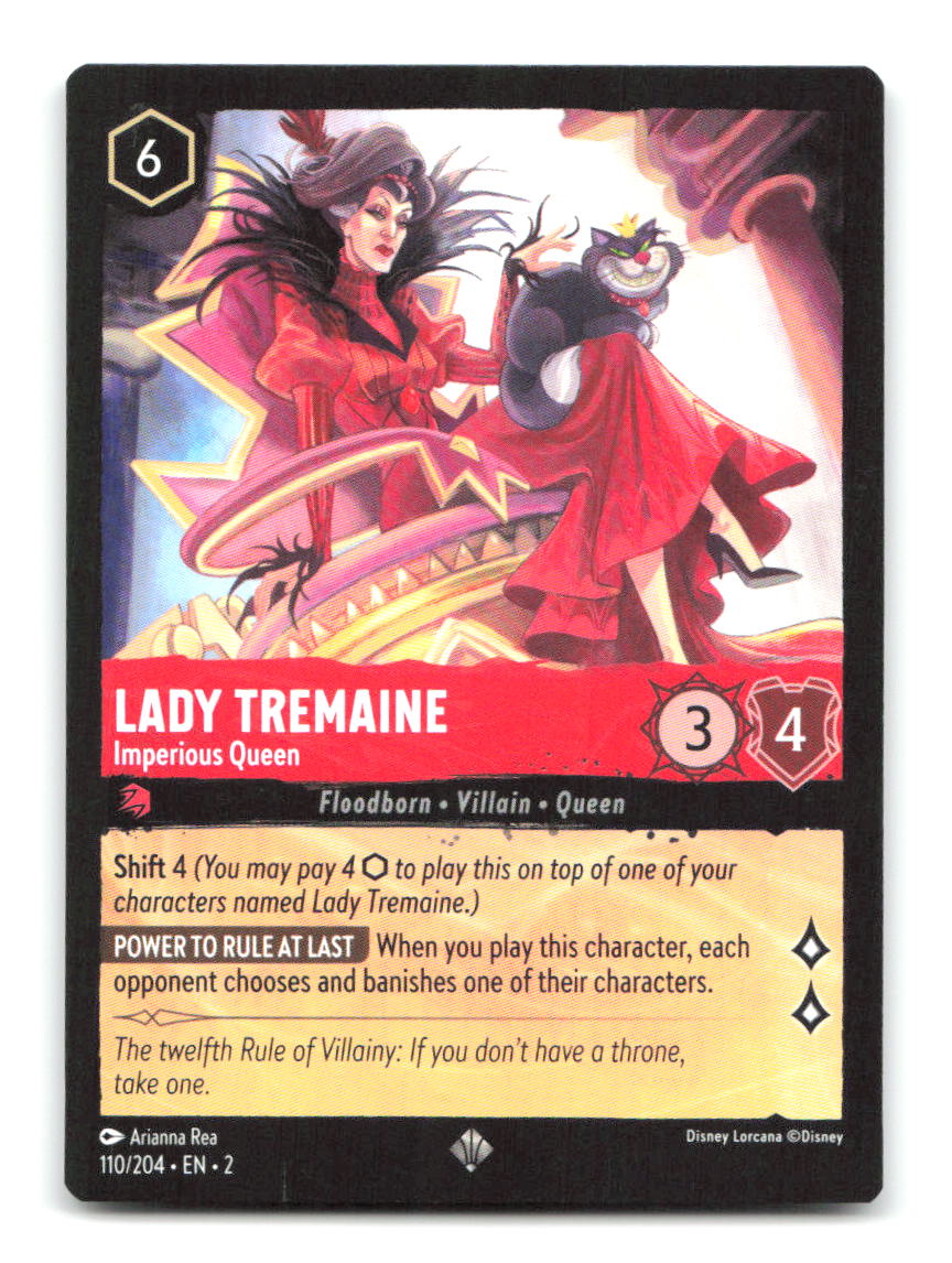 Lady Tremaine - Imperious Queen 110/204 2 Lorcana NM