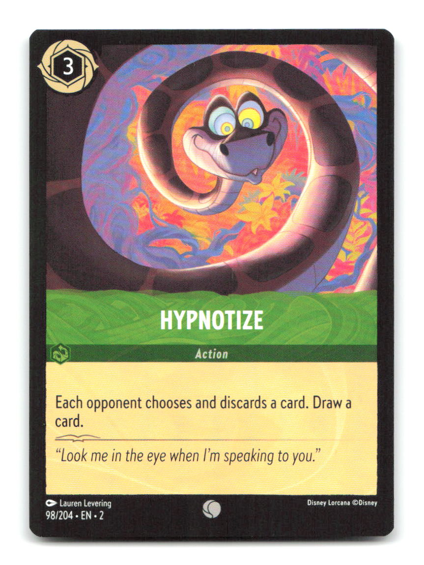 Hypnotize 98/204 2 Lorcana NM