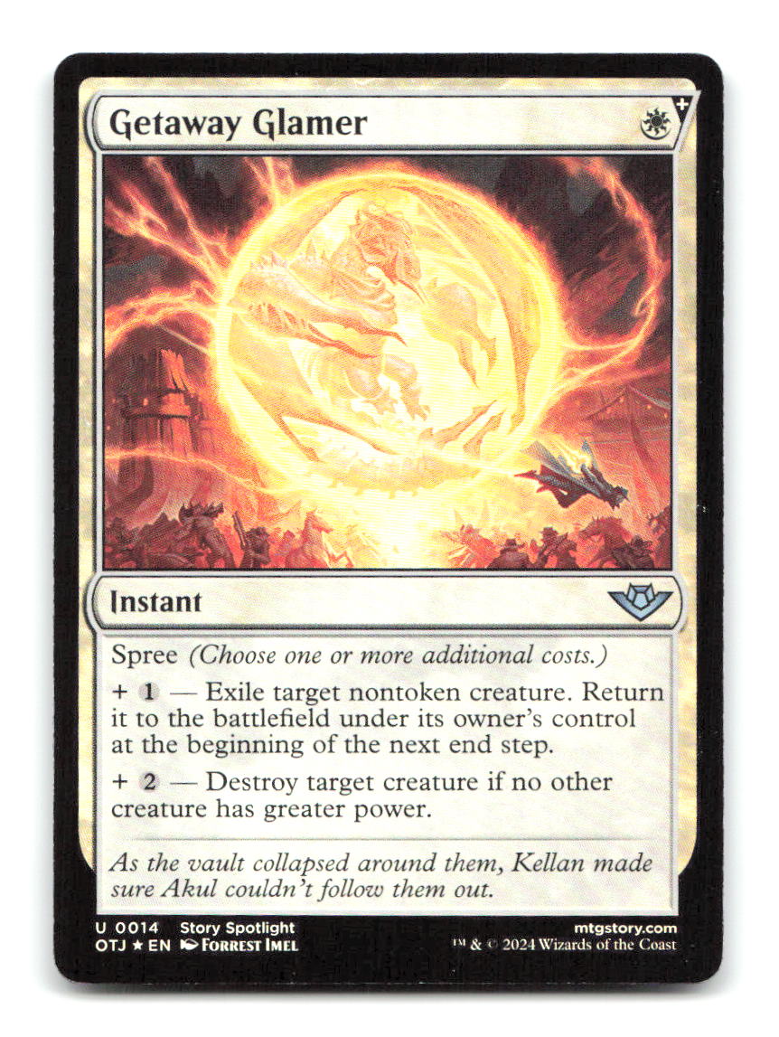 Getaway Glamer 14 OTJ Magic: The Gathering Foil NM