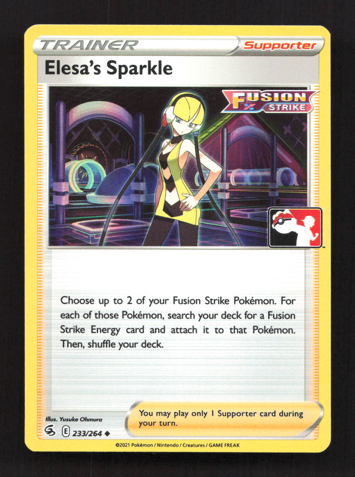 Elesa's Sparkle 233/264 Uncommon Prize Pack Series Cards Pokemon Holo LP