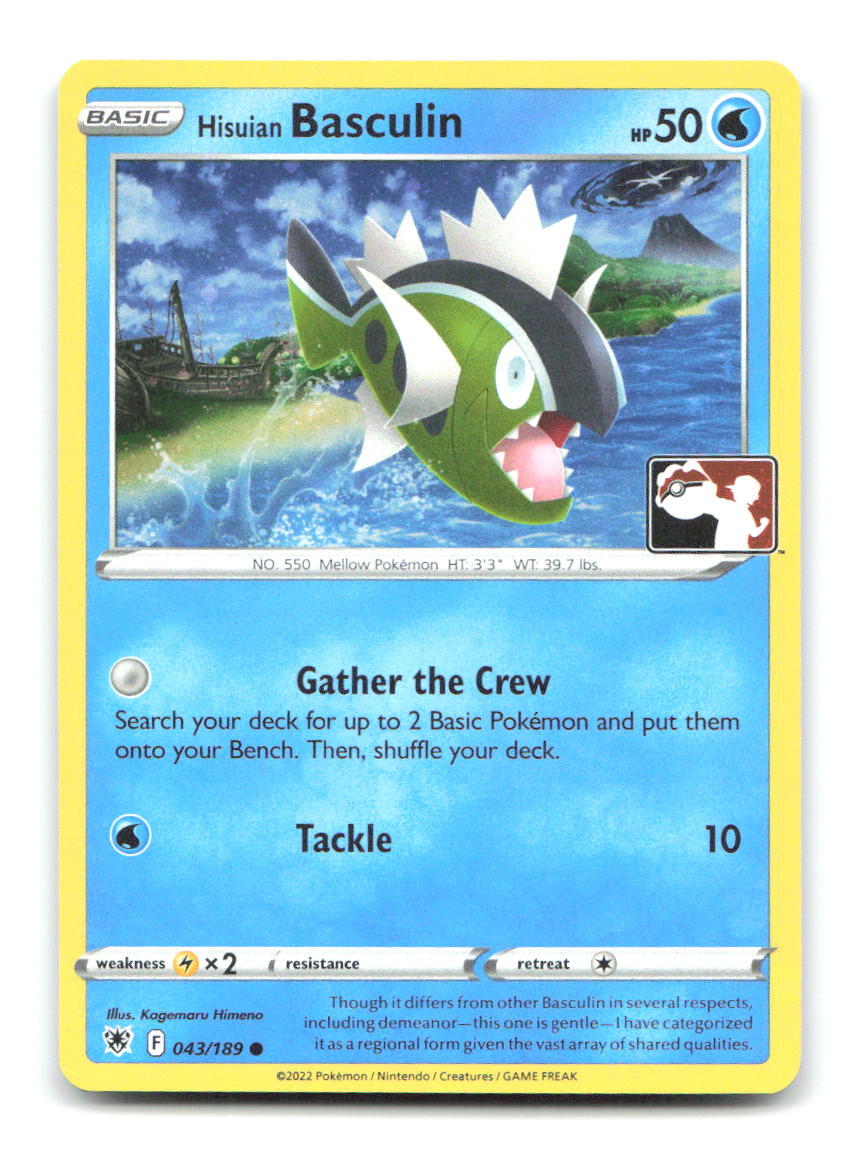 Hisuian Basculin 043/189 Pokemon Holo NM