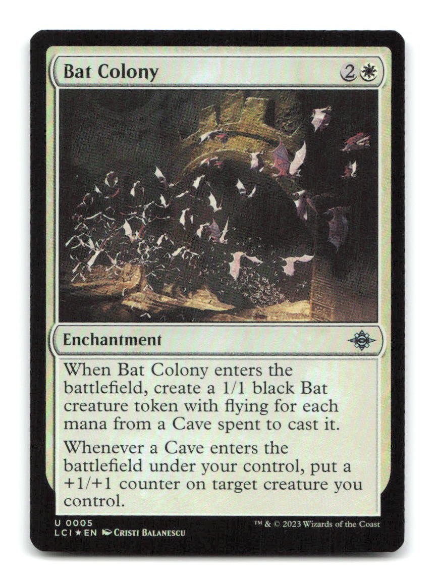 Bat Colony 5 LCI Magic: The Gathering Foil NM