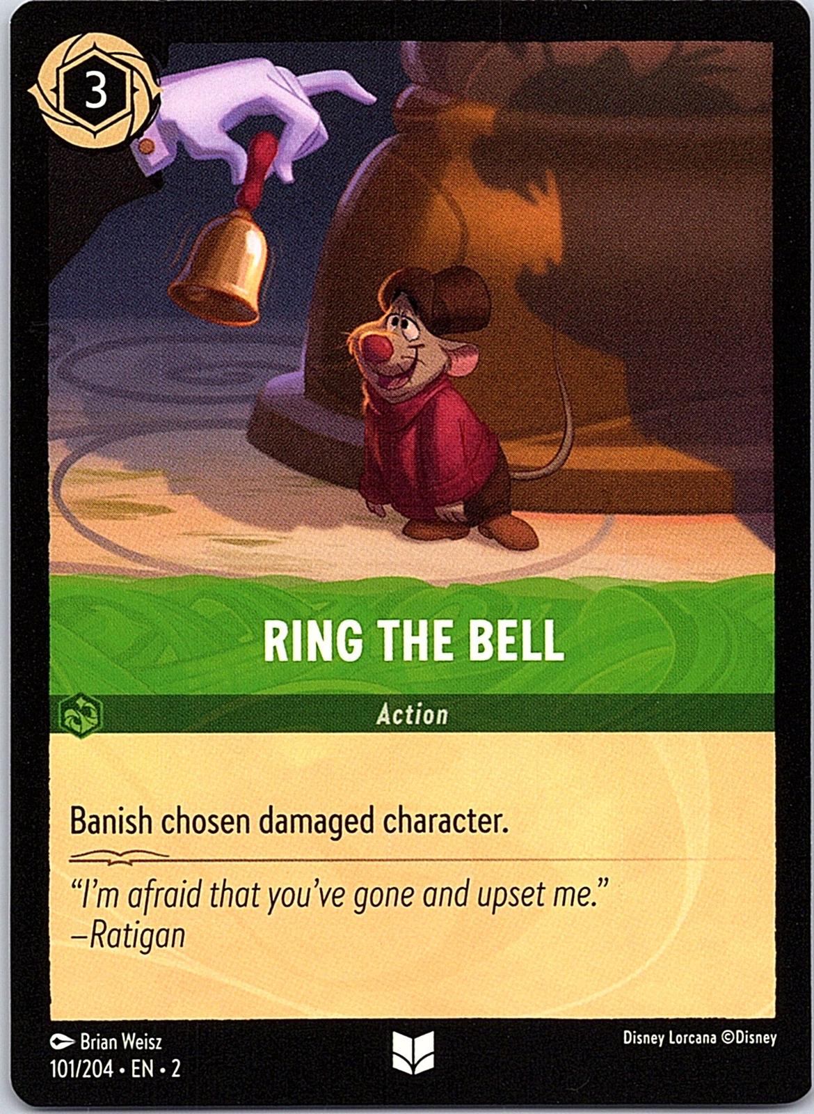 Ring the Bell 101/204 Uncommon Rise of the Floodborn Lorcana Near Mint