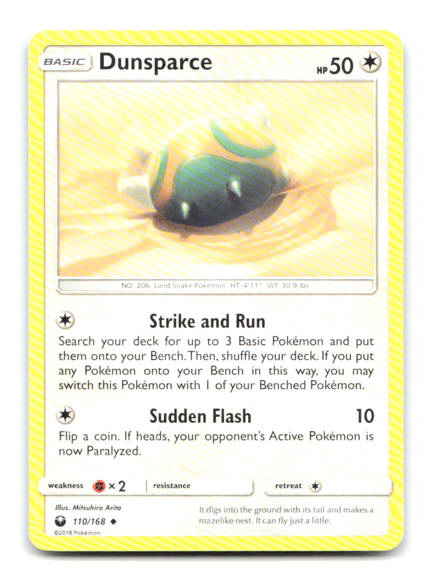 Dunsparce 110/168 CES Pokemon LP