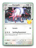 Hisuian Zoroark 123/128 30C Pokemon Holo NM