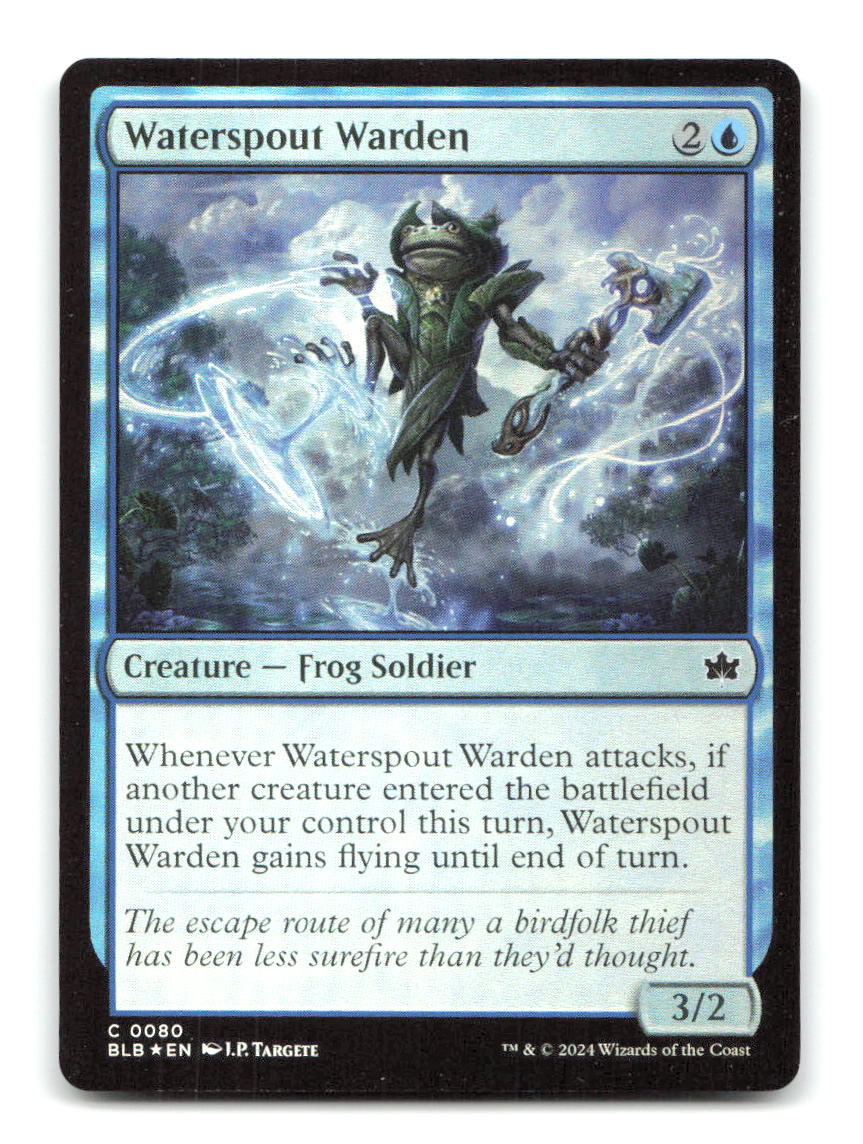Waterspout Warden 80 BLB Magic: The Gathering Foil NM