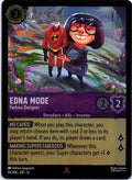 Edna Mode - Fashion Designer 54/204 Rare Wilds Unknown Lorcana Cold Foil NM