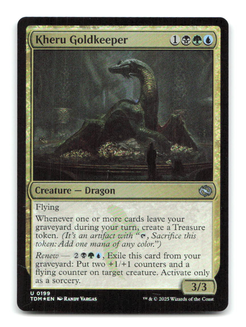Kheru Goldkeeper 199 TDM Magic: The Gathering Foil NM