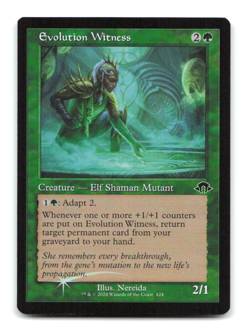 Evolution Witness (Retro Frame) 424 MH3 Magic: The Gathering Foil NM