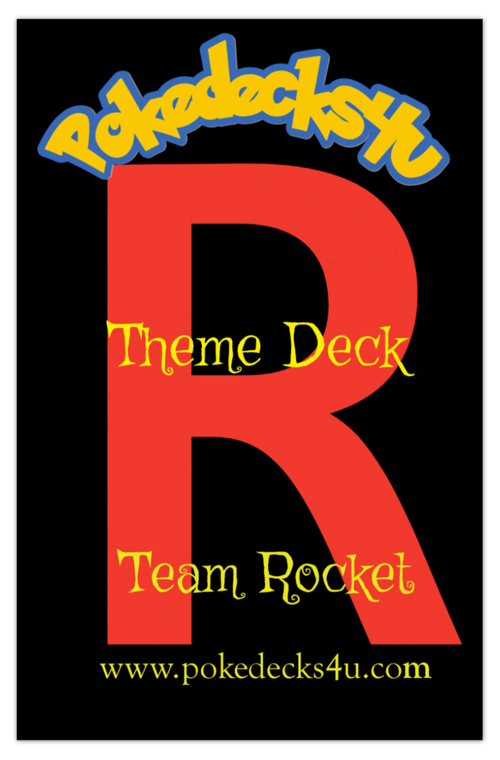 Team Rocket Theme Deck