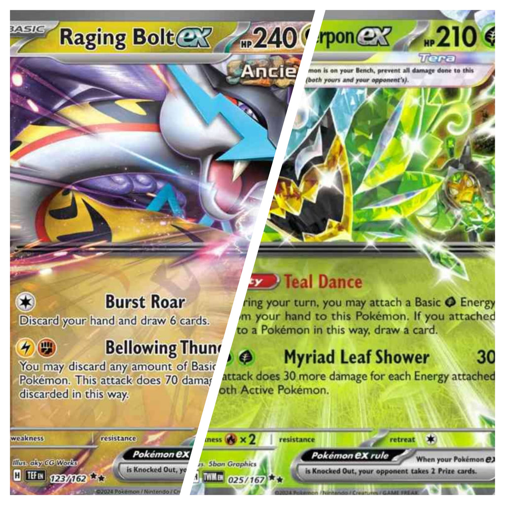 Raging Bolt ex/ Teal mask Ogerpon