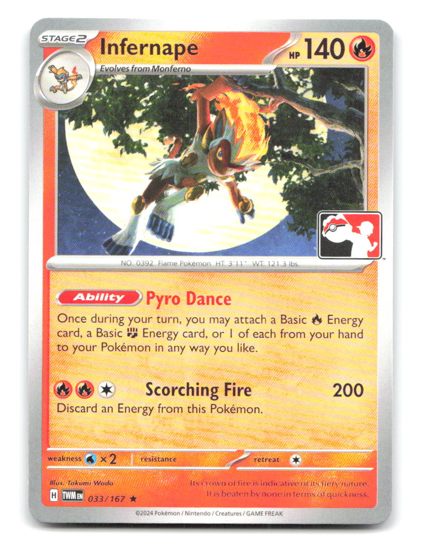 Infernape 033/167 Pokemon NM