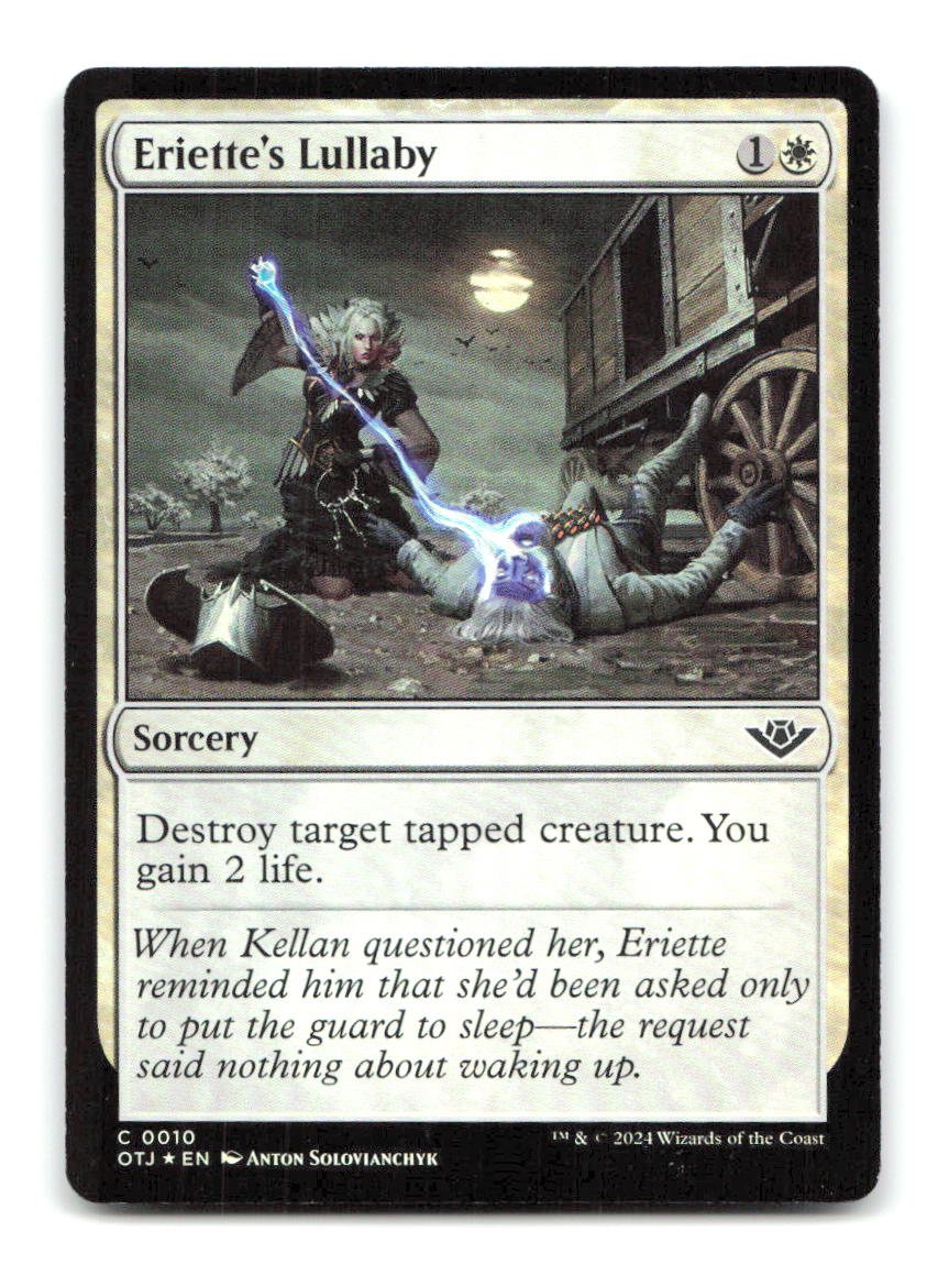 Eriette's Lullaby 10 OTJ Magic: The Gathering Foil NM
