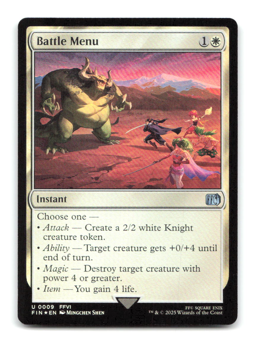 Battle Menu 9 FIN Magic: The Gathering Foil NM