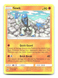 Sawk 72/147 C Burning Shadows Pokemon LP