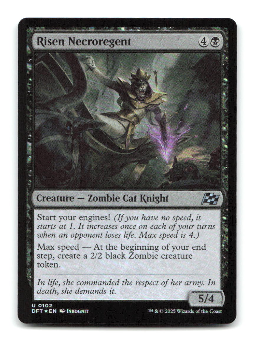 Risen Necroregent 102 DFT Magic: The Gathering Foil NM