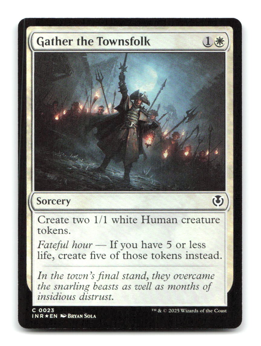 Gather the Townsfolk 23 INR Magic: The Gathering Foil NM