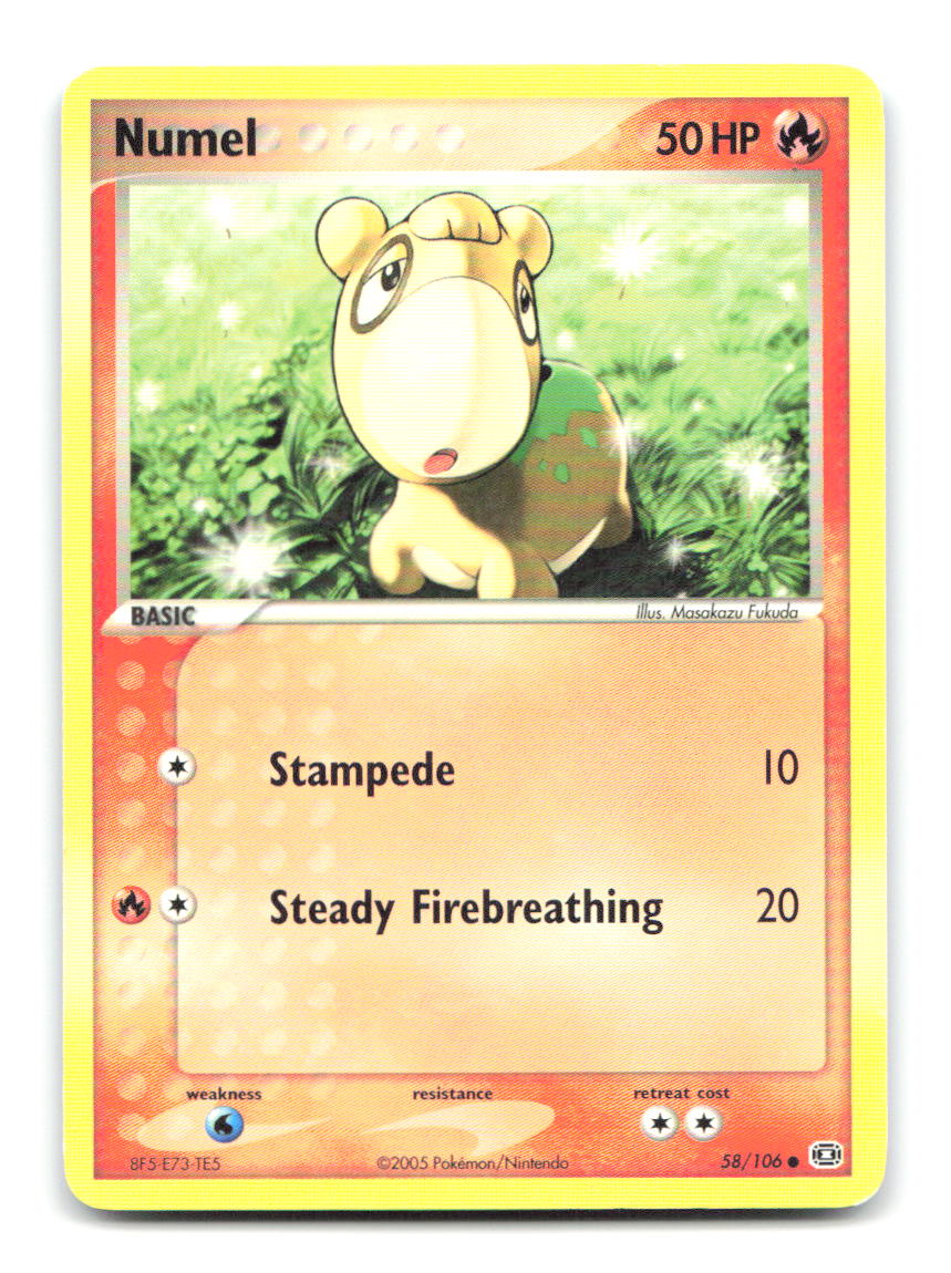 Numel 58/106 EM Pokemon LP