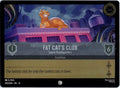 Fat Cat's Club - Seedy Headquarters 203/204 Wilds Unknown Lorcana Cold Foil NM