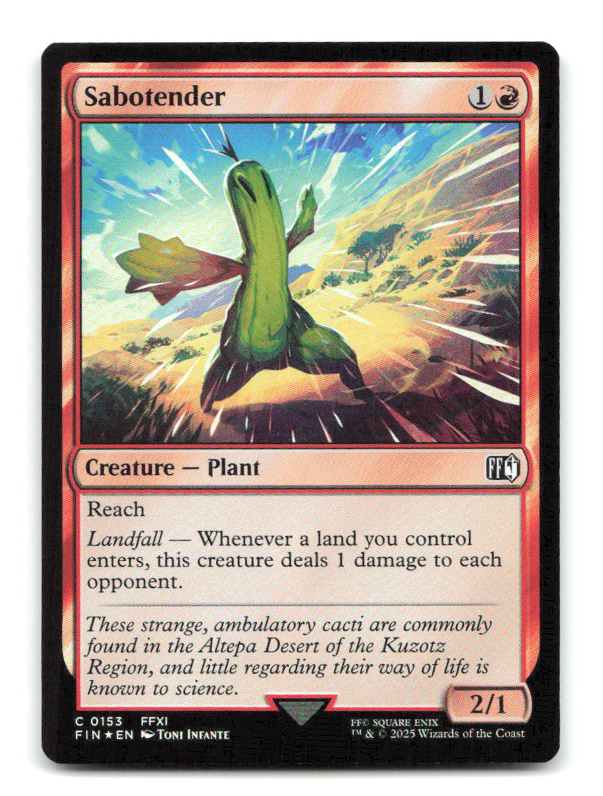 Sabotender 153 FIN Magic: The Gathering Foil NM