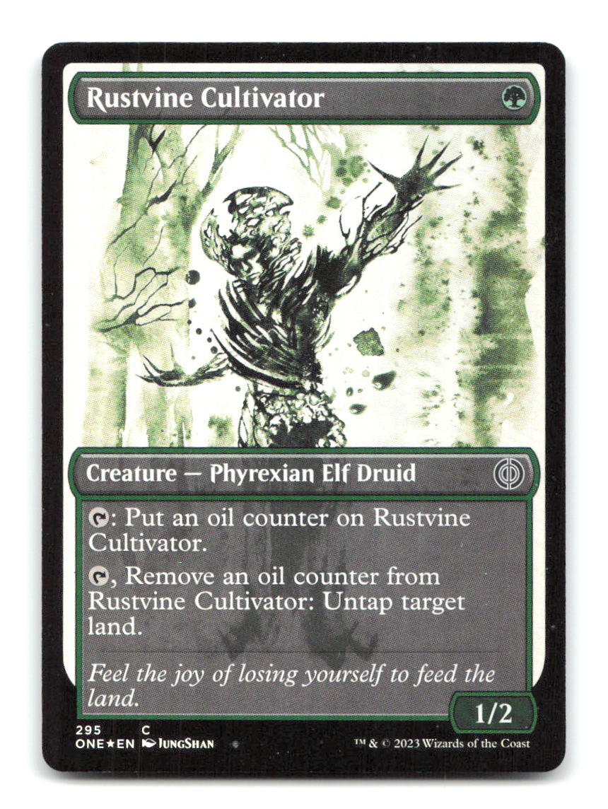 Rustvine Cultivator (Showcase) 295 ONE Magic: The Gathering Foil NM