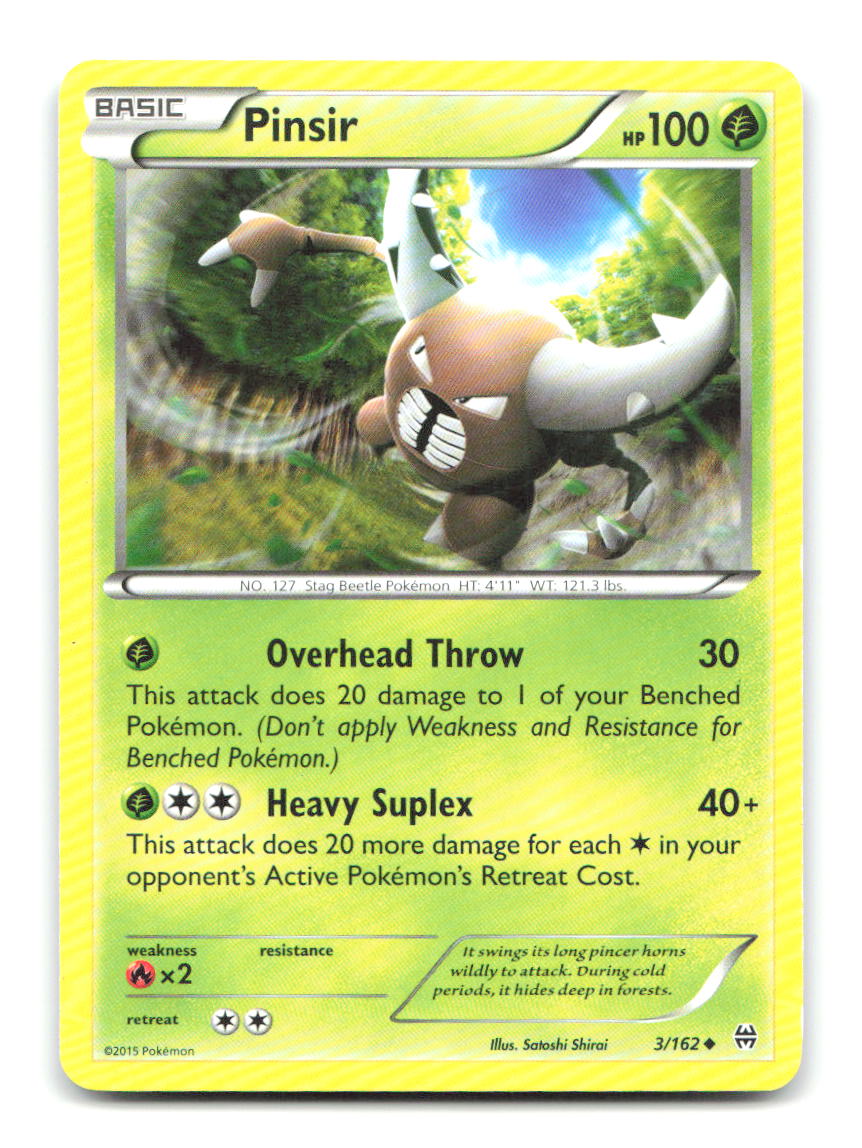 Pinsir 3/162 BKT Pokemon MP