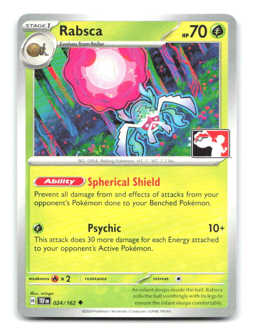 Rabsca 024/162 Pokemon NM