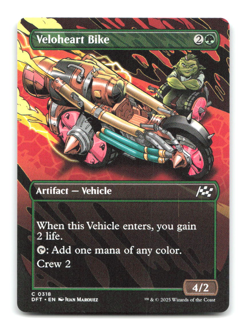Veloheart Bike (Borderless) 318 C Aetherdrift Magic: The Gathering NM