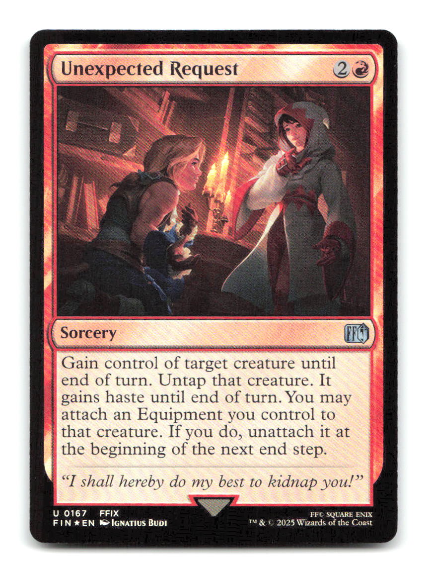 Unexpected Request 167 FIN Magic: The Gathering Foil NM