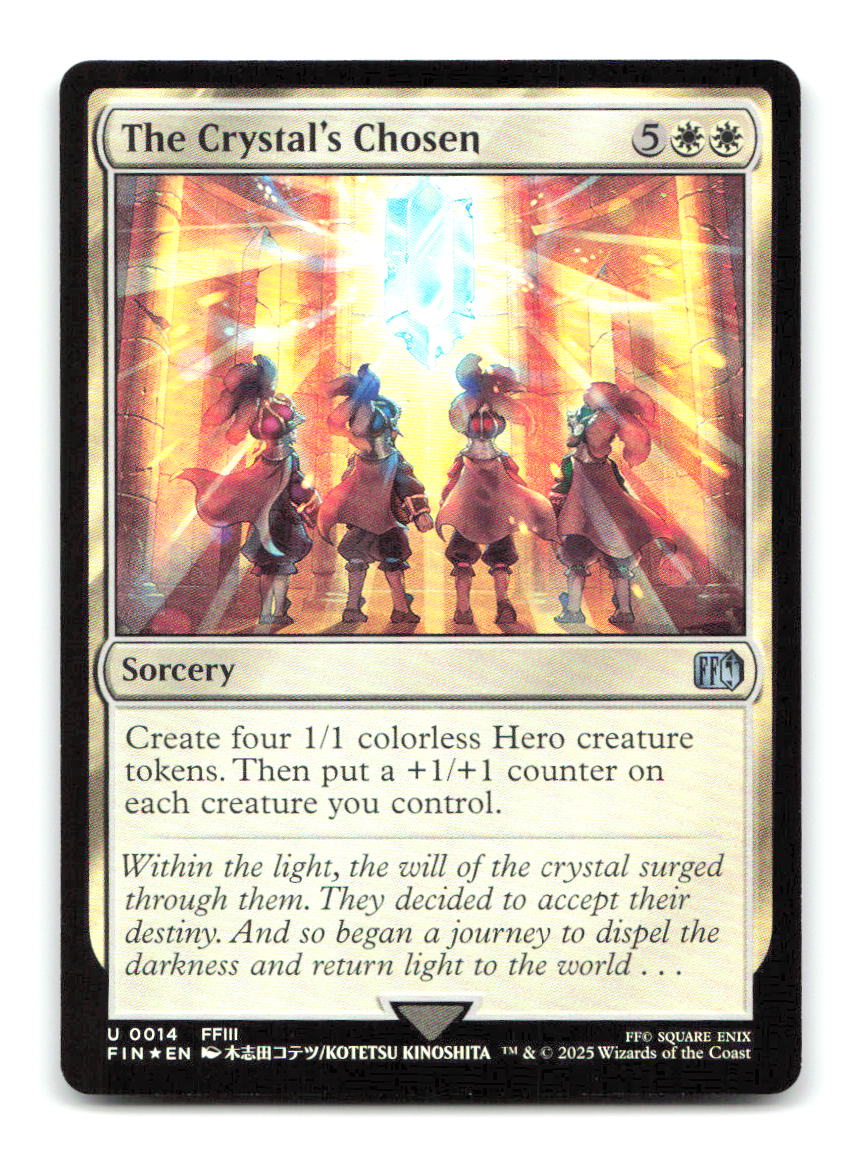 The Crystal's Chosen 14 FIN Magic: The Gathering Foil NM