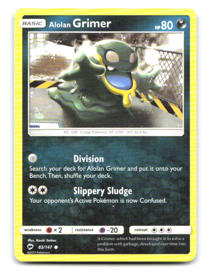 Alolan Grimer 83/147 BUS Pokemon LP